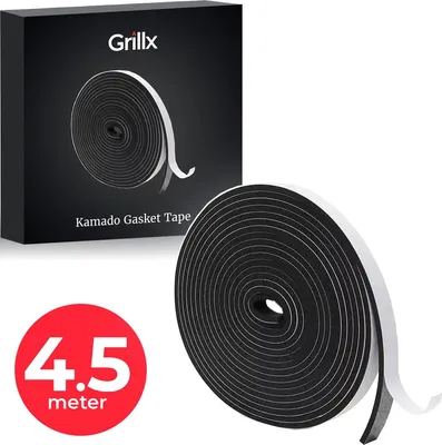 Produktbild von GrillX Kamado Filz 4,5 Meter - Bis zu 425 °C - BBQ Vilt - Glasfaser - BBQ Zubehör