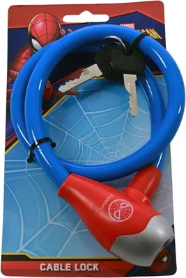 Immagine prodotto di Blocca cavo Spiderman blu rosso
