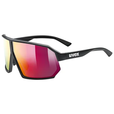 Zdjęcie produktu dla Uvex sportstyle 237, Okulary do wielu sportów, Unisex, Półobwódkowe, Czarny, Czarny