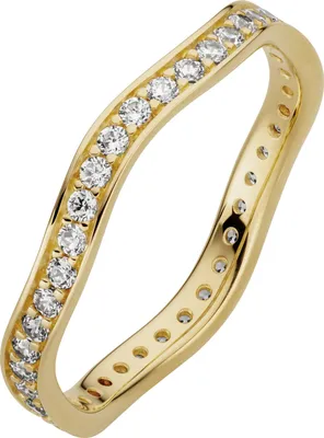 Produktbild von Orolino Ring 333/- Gold gelb 054 (17,2) Zirkonia weiß 067370158