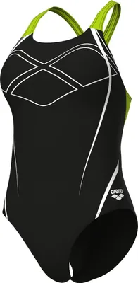 Immagine prodotto di arena Graphic Swim Pro Back Costume da bagno donna, Colore:Nero, Taglia:36