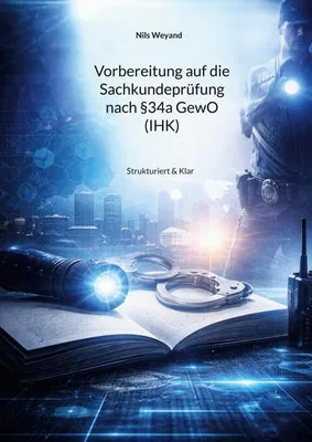 Produktbild von Vorbereitung auf die Sachkundeprüfung nach §34a GewO (IHK)