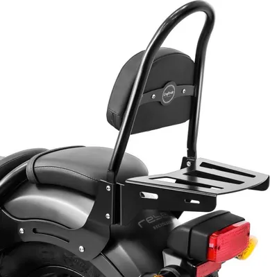 Image de Sissy Bar + porte-bagages pour Honda Rebel 500 17-25 noir Casual M