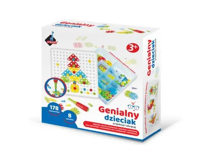 Zdjęcie produktu dla Mozaika Ze Śrubokrętem 180 Elementów 1019