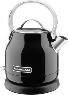Obrázek produktu pro Rychlovarná konvice KitchenAid classic v černé barvě s objemem 1,25 litru 5KEK1222BOB