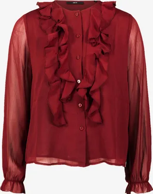 Produktbild von Damen Chiffon Bluse mit Volants
