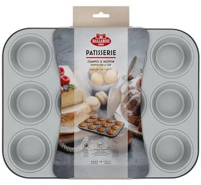 Produktbild von Famanu Muffinbackform für 12 Muffins - Ideal für Cupcakes und herzhafte Snacks