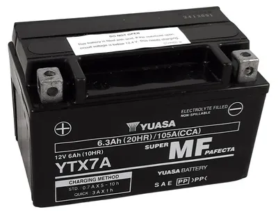 Obrázek produktu pro Baterie YUASA YTX7A 6 Ah AGM