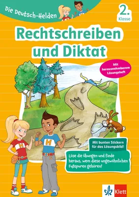 Produktbild von Die Deutsch-Helden Rechtschreiben und Diktat 2. Klasse