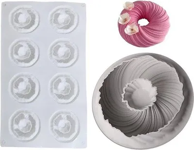 Obrázok produktu pre Silikónové 3D čokoládové tortové fondánové ozdoby na dekoráciu a cukrovinky.