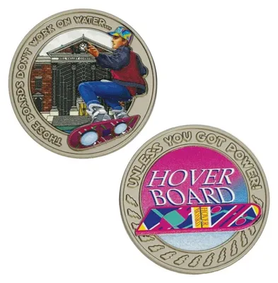 Obrázok produktu pre Späť do budúcnosti Zberateľská minca Hoverboard Limited Edition