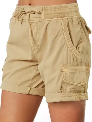 Produktbild von Imuedaen Damen Cargo Shorts Sommer Casual Kurze Hosen Bermuda Stoffhose Outdoorh
