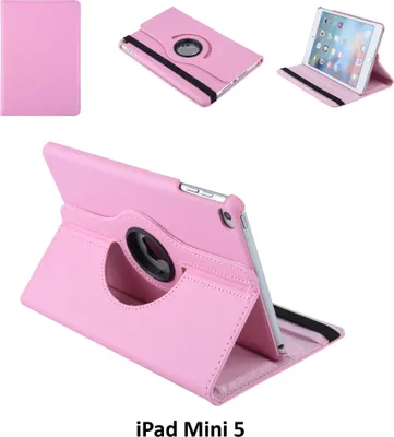 Obrázok produktu pre Knižnica Tablet Apple iPad Mini 5 Otočná ružová pre iPad Mini 5 2 polohy prezerania