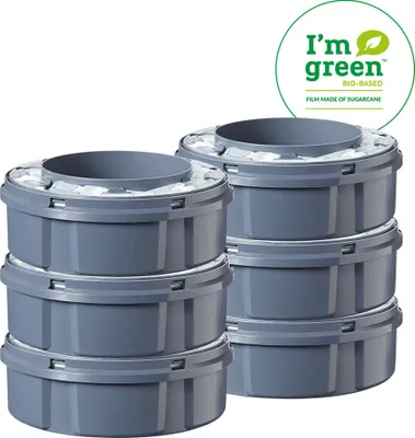 Produktbild von TOMMEE TIPPEE Nachfüllkassette Twis &Click + Sangenic Tec Windeleimer 6er Set