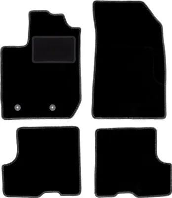Produktbild von Schwarze Veloursmatten für: Dacia Duster II 2WD SUV (2018-)