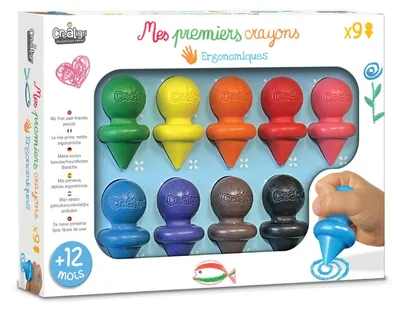 Produktbild von Crea lign' CL195 Bastelset – Meine ersten Bleistifte, 9 Stück, ab 12 Monaten