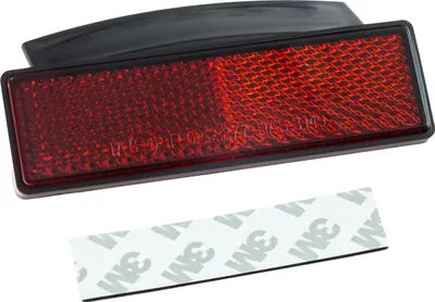 Produktbild von Rückstrahler "Fender" rot rechteckig 93x28 mm selbstklebend