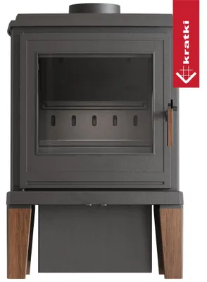 Produktbild von Kaminofen KRATKI KOZA K11 mit Holzbeinen
