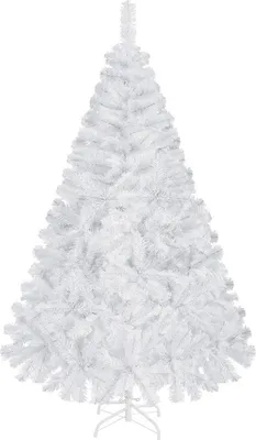 Obrázok produktu pre Umelý vianočný stromček 411351 biely 6 ft, 183 cm, biely