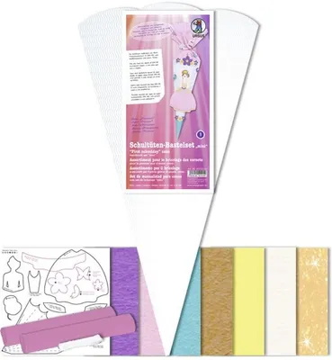 Produktbild von Schultüten-Bastelset-Mini 41cm Prinzessin