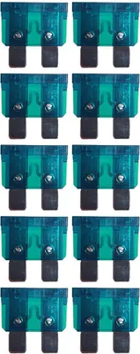 Immagine prodotto di baytronic 10x fusibile auto a spina piatta standard verde scuro 35A