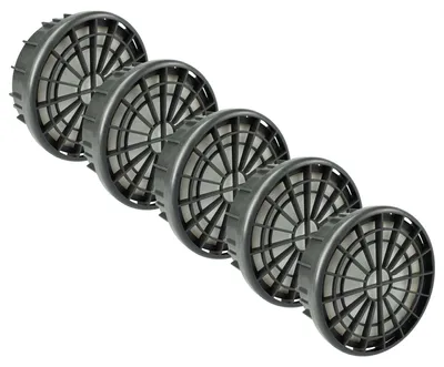 Produktbild von vhbw 5x Staubsaugerfilter kompatibel mit Nilfisk VP300 HEPA, Alto SALTIX 10 Staubsauger - HEPA-Filter Schwarz Weiß