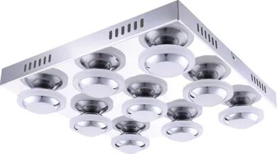 Produktbild von Wofi Deckenleuchte, 9-flg. Modell: Carter  - Chrom, 9589.09.01.0000