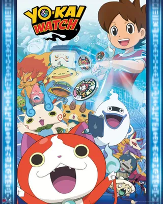 Produktbild von Yo-Kai Watch - Key Art - Anime Spiel Poster - Größe 40x50 cm