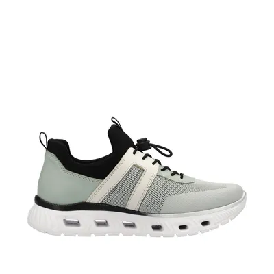 Imagen del producto de Zapatos de mujer Rieker, mocasines, color verde, para uso diario