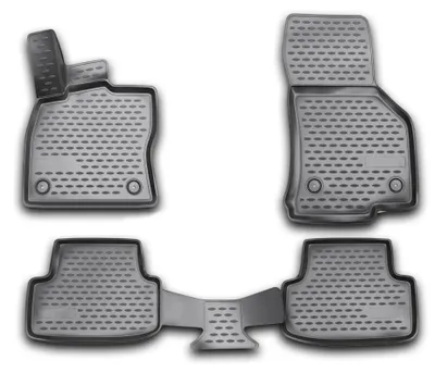 Produktbild von AD Tuning Gummi Fußmatten Set für VW Golf 7, Bj. 2013- + VW Golf 8, Bj. 2020-