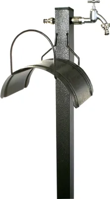 Produktbild von -tomco Wassersäule  Wasserzapfsäule Stahl Verona – ein stilvolles Highlight für Ihren Garten mit Schlauchhalter  pulverbeschichtet anthrazit grau