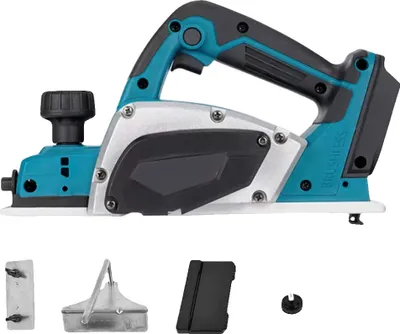 Immagine prodotto di Pialla elettrica a batteria, profondità di taglio regolabile a 2 mm, motore brushless, senza batteria inclusa