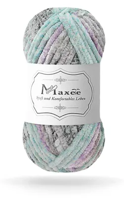 Immagine prodotto di Filato Samt Chenille, 100g, estremamente morbido e ideale per lavorare a maglia e all'uncinetto