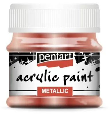 Imagen del producto de Pintura acrílica metálica PENTART, 50 ml, color bronce