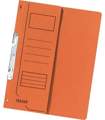 Produktbild von Einhakhefter A4 1/2 Vorderdeckel orange