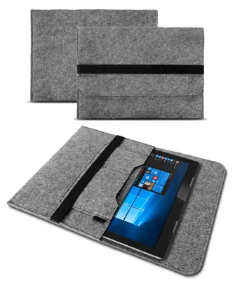 Produktbild von Schutzhülle für Samsung Galaxy Tab S11 S10 S9 S8 Ultra Tasche Filz Hülle 14,6Farben:Grau