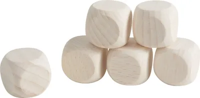 Produktbild von Holzwürfel, 18x18mm, 6 Stück