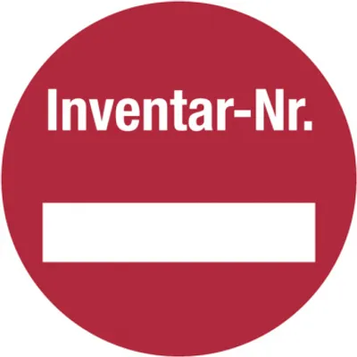 Produktbild von Dreifke® Aufkleber Inventaretiketten mit Freifeld - Bogen = 10 Etiketten | 30...