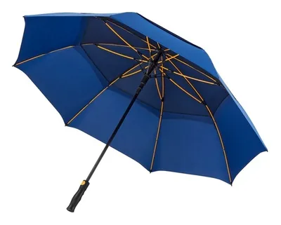 Produktbild von IMPLIVA GP-76, Regenschirm, Rund, Blau, Fiberglas, Polyester, ABS