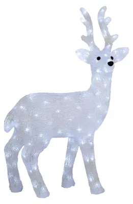 Produktbild von LED-Weihnachtsdekoration "Rentier", 77 cm, Kaemingk