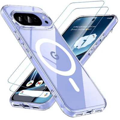 Produktbild von Hülle + 2X Schutzglas für Google Pixel 10 Panzerfolie Display Full Case Cover 9H, KI-generiertes Bild