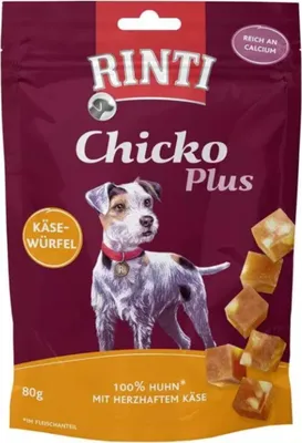 Image de Rinti 80gx12 Chicko Plus cubes de fromage & poulet