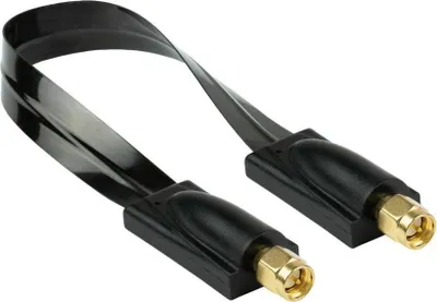 Produktbild von SMA Fensterdurchführung 0,2 m schwarz, Ultra Slim