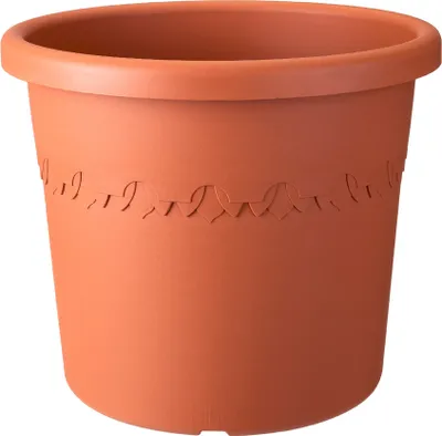 Produktbild von elho algarve cilindro 30cm Übertopf - tonrot