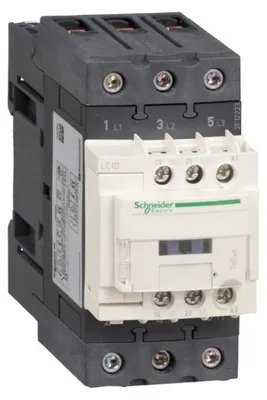 Productafbeelding van Magneetstarter 65A, 3-polig, 230V AC, 50Hz, 1 нормально open contact, 1 normaal gesloten contact, type LC1D65AP5