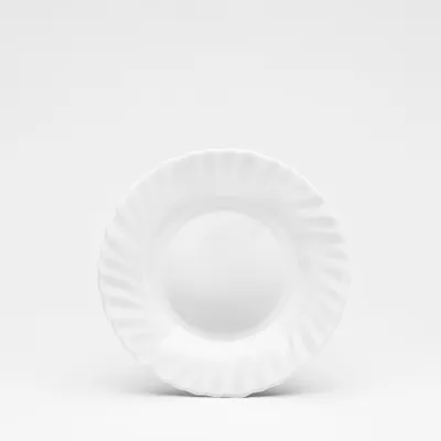 Obrázek produktu pro TALÍŘ 22,5 cm Skleněný talíř na polévku a večeři Deep White BORMIOLI ROCCO
