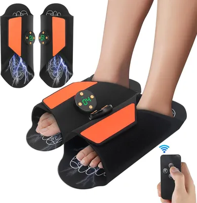 Produktbild von EMS Fußmassagegerät – Elektrische Fußmatte, 8 Modi, 19 Intensitäten, faltbar, mit Fernbedienung