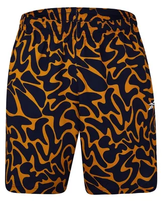 Immagine prodotto di Reebok - Pantaloncini "Workout Ready" da uomo/donna unisex GT14156 (XS corti) (rosso bordeaux/ocra)
