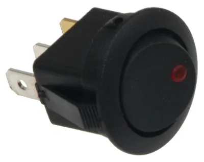 Produktbild von ChiliTec 21586 12V Schalter mit roter LED EIN / AUS, 16A, Ø 20mm Einbau