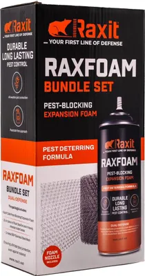 Produktbild von Raxit RAXFOAM 500ml Bundle Set - Schaum gegen Ratten und Mäuse - Mäusenetz